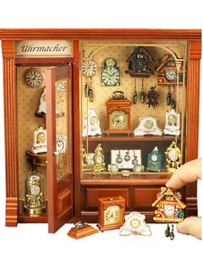 Reutter Porzellan Uhrmacherladen 23x19 cm 17976